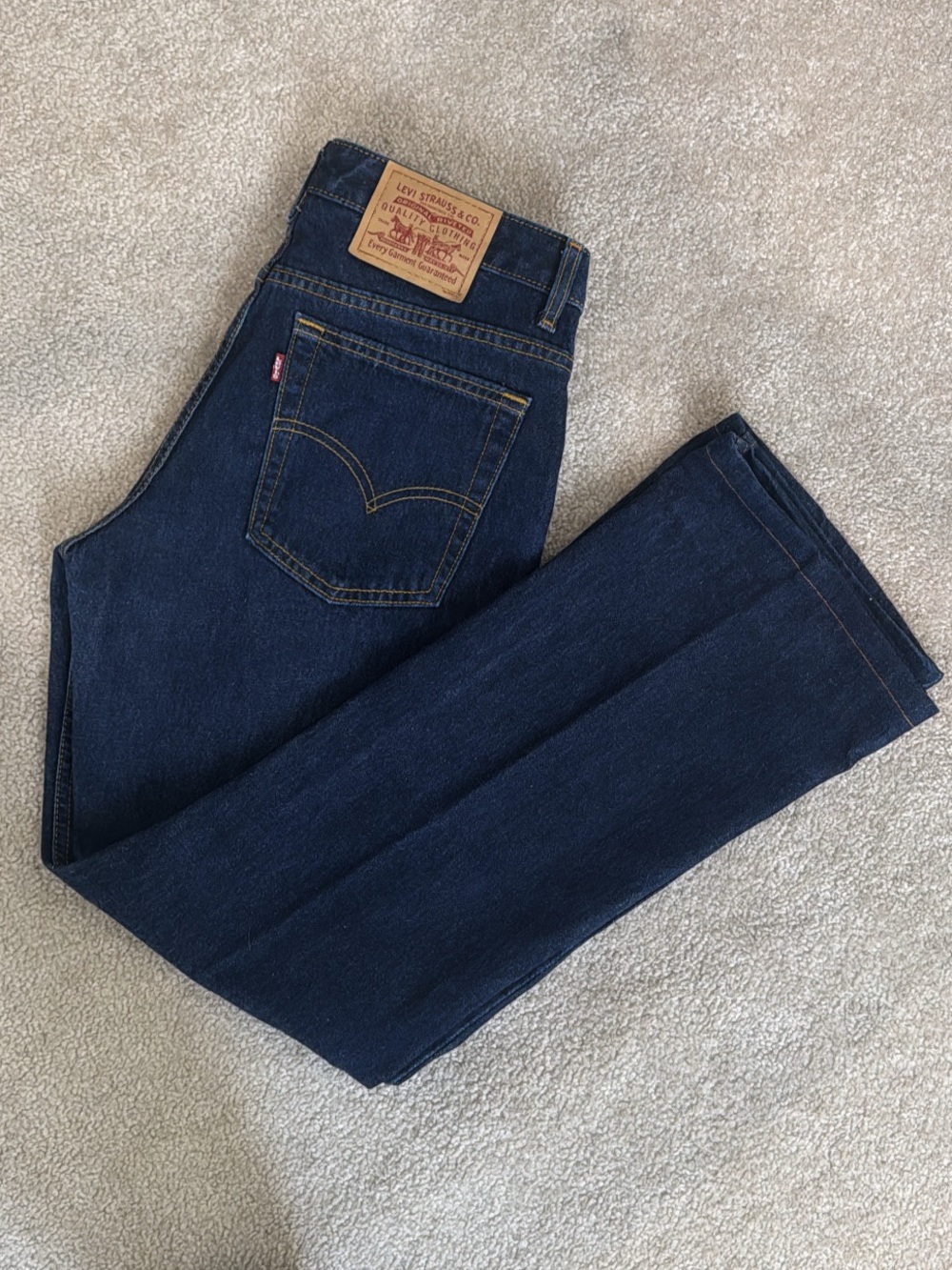 LEVI’S Vintage 592 Bootcut Dark Indigo Straight Leg Women's Jeans